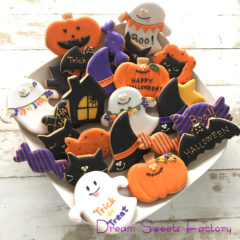 今年作ったハロウィンアイシングクッキーを一挙紹介しました