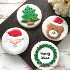 クリスマスアイシングクッキーのサンプルを作りました！